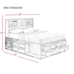 3pc King Madison Storage Bedroom Set Espresso Brown - Picket House Furnishings -Nexera Furniture Store GUEST 550afe2d 0573 48ed bc8d af8106a2877a