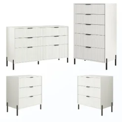 Festivo 4pc Modern Elegance Bedroom Chest And 6 Drawer Dresser And 3 Drawer Nightstands Set 29 Festivo 4pc Modern Elegance Bedroom Chest And 6 Drawer Dresser And 3 Drawer Nightstands Set -Nexera Furniture Store GUEST 5799cc0f 87ff 4924 80d1 371d7ce0e4e7