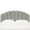 King Emma Channel Seamed Shell Headboard In Faux Silk Silver - Skyline Furniture -Nexera Furniture Store GUEST 58158f3d fbb0 4cf6 b36a ff8454ac379f
