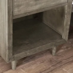 6pc Aurora Mid-Century Gray Bedroom Set With Upholstered Bed - Abbyson Living -Nexera Furniture Store GUEST 5815eeb7 31b9 41eb a1f4 66638a2856e8