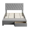 Full Henley Linen Tufted Upholstered Platform Bed With Storage Drawers Gray - Eco Dream 2 Full Henley Linen Tufted Upholstered Platform Bed With Storage Drawers Gray - Eco Dream -Nexera Furniture Store GUEST 589c868c f05a 493a a91a f9feff0f7a3c
