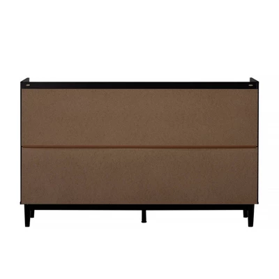 Mid-Century Modern Solid Wood 9 Drawer Horizontal Dresser - Saracina Home 5 Mid-Century Modern Solid Wood 9 Drawer Horizontal Dresser - Saracina Home - Image 3