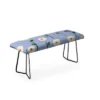 Reves Et Histoires Cute Little Flowers Bench Blue - Deny Designs -Nexera Furniture Store GUEST 590bdda5 f313 4fd0 9029 7c8542bc0c4e