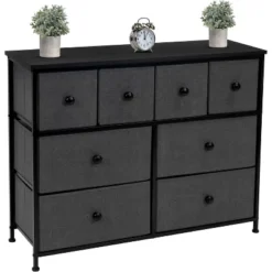 Sorbus Drawer Fabric Dresser For Bedroom Home And Office Black -Nexera Furniture Store GUEST 594295a7 cade 4bcb a6bc fe405cb8254b