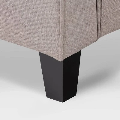 2pc Georgia Fabric Loveseat And Accent Chair Set Taupe - CorLiving 7 2pc Georgia Fabric Loveseat And Accent Chair Set Taupe - CorLiving - Image 5