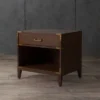 Nisha 1-Drawer Wood Nightstand - SFV7707 - Brown - Safavieh Couture 2 Nisha 1-Drawer Wood Nightstand - SFV7707 - Brown - Safavieh Couture -Nexera Furniture Store GUEST 5a2ba78a 71ef 4002 a203 425217e1fae4