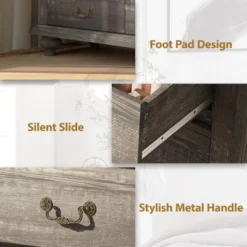 9-Drawers Dresser For Bedroom, Wooden Chest Of Drawer With Large Drawers & Metal Handles -Nexera Furniture Store GUEST 5a414f35 dae8 4b1c 9528 452430d6f1fa