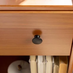 Katie Transitional Tray Top 1 Drawer Solid Wood Nightstand Caramel - Saracina Home -Nexera Furniture Store GUEST 5a946ed5 9f0e 44f0 91c5 76d3ad912709