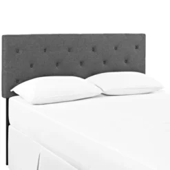 King Terisa Upholstered Fabric Headboard Gray - Modway -Nexera Furniture Store GUEST 5b839b4e 97ea 43b0 8e71 2d64a66f3a11
