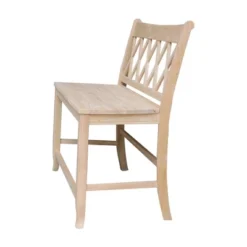24" Double X Back Bench Seat Height Unfinished - International Concepts -Nexera Furniture Store GUEST 5d4576b3 7fff 4704 a82e d62700140f62