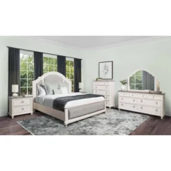 6pc Cristina Bedroom Set White - Abbyson Living -Nexera Furniture Store GUEST 5e955401 ca14 41ed b9d8 43077fc89af6