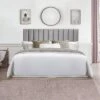 King Crestone Upholstered Headboard With Frame Gray - Hillsdale Furniture -Nexera Furniture Store GUEST 5ee9401f 4044 40dd be55 82b232d153f6