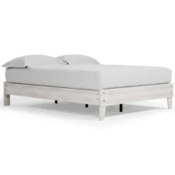 Queen Shawburn Platform Bed White/Dark Charcoal Gray - Signature Design By Ashley -Nexera Furniture Store GUEST 5fec882d ec25 4b7c 9989 67e7f40164b8