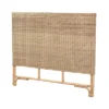 Queen Cantara Natural Rattan Headboard Brown - Bali & Pari