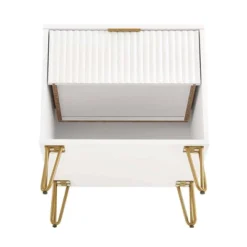 Manhattan Comfort Dumbo 2pc Modern 3 Drawer Dresser And 1 Drawer Nightstand Set -Nexera Furniture Store GUEST 61b08956 a85c 4a45 bedb 761dbb1ff58c