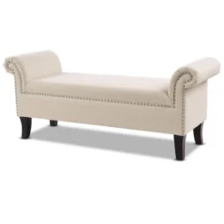 Jennifer Taylor Home Kathy Roll Arm Entryway Accent Bench -Nexera Furniture Store GUEST 61e0a457 97b3 474a b1f4 430d6ebc7311