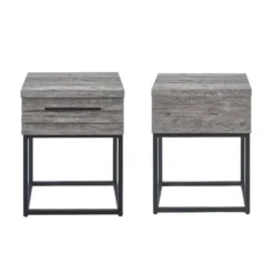 3-Piece Upholstered Bedroom Set, Tufted Wingback Bed With 2 Nightstands, Nightstands With Drawers, Upholstered Bed Modern-Cuddlewood -Nexera Furniture Store GUEST 62f6c157 1acf 43a0 a453 ae95afb0a333