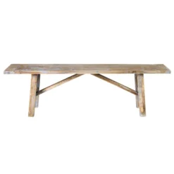 Jerome Rubberwood Bench Brown - East At Main -Nexera Furniture Store GUEST 63d80469 6ecd 4350 8fa0 990168c08ff0