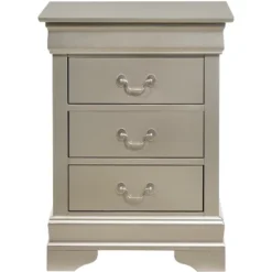 Passion Furniture Louis Philippe 3-Drawer Nightstand (29 In. H X 16 In. W X 21 In. D) 31 Passion Furniture Louis Philippe 3-Drawer Nightstand (29 In. H X 16 In. W X 21 In. D) -Nexera Furniture Store GUEST 645d8e08 e05f 411f 8705 34f1c1788f3a