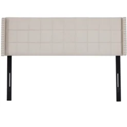 Linen Upholstered Headboard, Tufted Nailhead & Double Wingback, 6 Adjustable Position -Nexera Furniture Store GUEST 6462636a 69cf 46e6 95dd 88882d68f74a