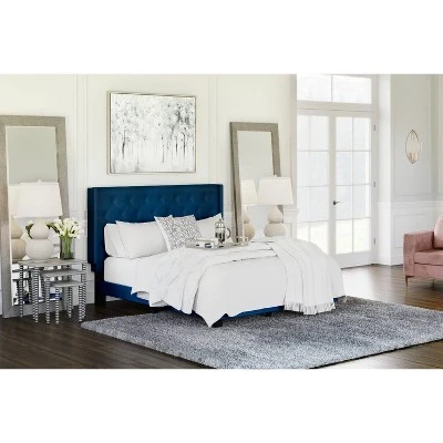 Queen Vintasso Upholstered Bed Blue - Signature Design By Ashley 3 Queen Vintasso Upholstered Bed Blue - Signature Design By Ashley