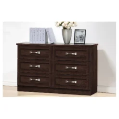 Colburn Modern And Contemporary 6 Drawer Wood Storage Dresser Dark Brown Finish - Baxton Studio 9 Colburn Modern And Contemporary 6 Drawer Wood Storage Dresser Dark Brown Finish - Baxton Studio -Nexera Furniture Store GUEST 66ef3c62 5caf 42e5 a225 6c2b61c74bba