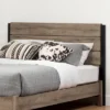 Munich Headboard Weathered Oak/Matte Black - South Shore 2 Munich Headboard Weathered Oak/Matte Black - South Shore -Nexera Furniture Store GUEST 6ab0b38e 5a7f 448d b18c 7a6107ab4d24