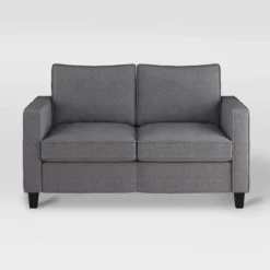 2pc Georgia Fabric Loveseat And Accent Chair Set Gray - CorLiving -Nexera Furniture Store GUEST 6b3a2005 5fd2 4093 90a9 da90a807f787