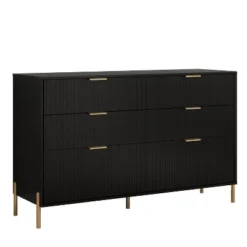 Festivo 5pc Modern Elegance Bedremm Chest And 2 Dressers And 3 Drawer Nightstands Set Black -Nexera Furniture Store GUEST 6b5cb8d7 a5b1 4ea8 aeed a03a7e04d292