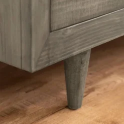 6pc Aurora Mid-Century Gray Bedroom Set With Upholstered Bed - Abbyson Living -Nexera Furniture Store GUEST 6c675320 e665 458f 8689 4e3a7fb0b9a4