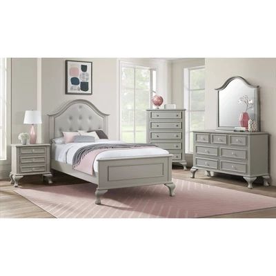 Full 3pc Jenna Panel Bedroom Set Gray - Picket House Furnishings 3 Full 3pc Jenna Panel Bedroom Set Gray - Picket House Furnishings