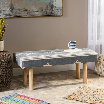 Laveta Boho Rectangular Bench - Christopher Knight Home 3 Laveta Boho Rectangular Bench - Christopher Knight Home