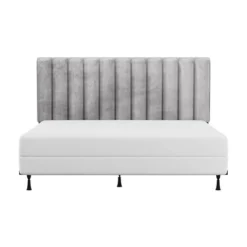 King Crestone Upholstered Headboard With Frame Gray - Hillsdale Furniture 13 King Crestone Upholstered Headboard With Frame Gray - Hillsdale Furniture -Nexera Furniture Store GUEST 6e3fe156 025d 465d 8109 a589ddf3c0eb
