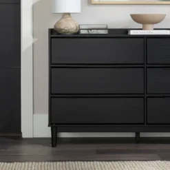 Mid-Century Modern Solid Wood 6 Drawer Double Dresser - Saracina Home -Nexera Furniture Store GUEST 6e54a525 852f 4e93 8d57 0eae630fa901