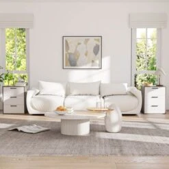 Costway 3 Drawer Dresser Chest Of Drawer Storage Cabinet With Wide Storage Space Organizer 14 Costway 3 Drawer Dresser Chest Of Drawer Storage Cabinet With Wide Storage Space Organizer -Nexera Furniture Store GUEST 6f88199c 1070 4438 972a a8af71046e2c