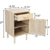 Finnhomy Tall Nightstands Set Of 2, Night Stand,Hand Made Rattan Decorated Doors, Nightstands With Storage For Bedroom, 2 Pack 2 Finnhomy Tall Nightstands Set Of 2, Night Stand,Hand Made Rattan Decorated Doors, Nightstands With Storage For Bedroom, 2 Pack -Nexera Furniture Store GUEST 6fef14e4 9992 469d 88d3 4eceafeaa45d