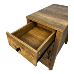 Gulches Farmhouse End Table Bedside Table With Charging Station,Night Stand With Barn Door & Drawer, Storage For Bedroom Living Room, Brown 19 Gulches Farmhouse End Table Bedside Table With Charging Station,Night Stand With Barn Door & Drawer, Storage For Bedroom Living Room, Brown -Nexera Furniture Store GUEST 700373fe cb18 4b4c a862 b97e8de5f70a