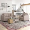 2pc Georgia Fabric Loveseat And Accent Chair Set Taupe - CorLiving 1 2pc Georgia Fabric Loveseat And Accent Chair Set Taupe - CorLiving -Nexera Furniture Store GUEST 70ea2c37 e5e9 4f66 a290 e6432cdd6c23