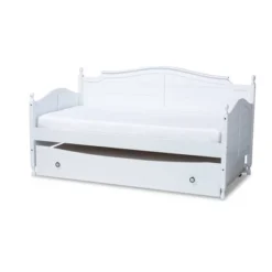 Twin Mara Wood Daybed With Trundle - Baxton Studio -Nexera Furniture Store GUEST 7249bc26 69d1 4f46 a697 a98251a91000