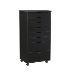 Cary 8 Drawer Rolling Storage Cart - Linon -Nexera Furniture Store GUEST 7299eaf1 e14c 4b00 94e6 662483b16645