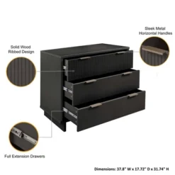 Manhattan Comfort 2pc Granville Chest And Dresser Bedroom Set -Nexera Furniture Store GUEST 73378a1f 18da 43c9 8e50 ab8ece9f8cca