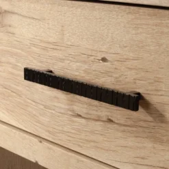 Pacific View 1 Drawer Nightstand Prime Oak- Sauder: Laminated Bedside Table With Shelving, CARB Certified -Nexera Furniture Store GUEST 7352ab03 611e 49bf 954c e73354d5bdb6