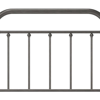 King Kirkland Metal Headboard With Frame Aged Pewter - Hillsdale Furniture 13 King Kirkland Metal Headboard With Frame Aged Pewter - Hillsdale Furniture - Image 11