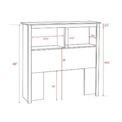 Bookcase Headboard - Prepac -Nexera Furniture Store GUEST 74427e18 8de1 40ac 8d5e 2010259b9a9d