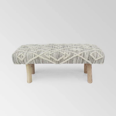Laveta Boho Rectangular Bench - Christopher Knight Home 10 Laveta Boho Rectangular Bench - Christopher Knight Home - Image 8