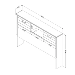 Full Ulysses Kids' Bookcase Headboard With Doors Fall Oak - South Shore: Full Size, Modern, Wood, Brown -Nexera Furniture Store GUEST 7524ab8e bf48 419c 8fdd 0446a20dad6d