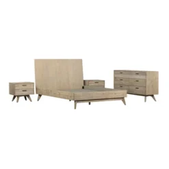 King 4pc Baly Bedroom Set Sandblast Gray - Armen Living -Nexera Furniture Store GUEST 768e4ab6 1f77 4274 9329 3ca420bda672