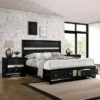 2pc Queen Whether By Bed With Nightstand Black - MiBasics -Nexera Furniture Store GUEST 76de568b 13a9 4472 ae01 f392475fa8e9