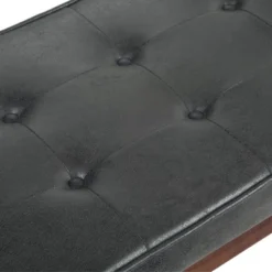 48" Keenan Mid Century Ottoman Bench Faux Air Leather - Wyndenhall -Nexera Furniture Store GUEST 7793b2b6 6817 46e3 a7ad f74c9f40f3c8