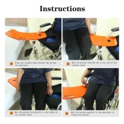 Slide Transfer Board, Slide Board With Fixing Ports, Slide Assist Device 330 Lbs For Transferring Patient Or Handicap From Wheelchair To Bed Couch -Nexera Furniture Store GUEST 7880c156 e74a 4492 bae3 6ea7bf2bb331